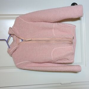 Pink Old Navy Sherpa Zip Hoodie